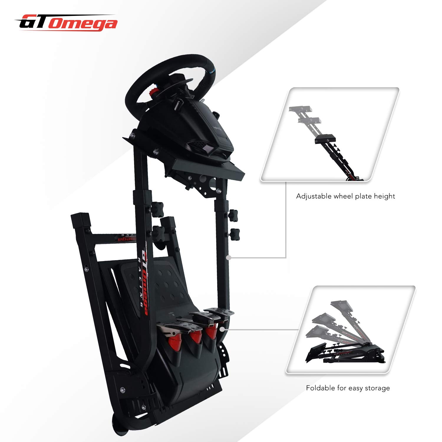 Amazon.com: GT Omega Racing Wheel Stand for Thrustmaster T300 RS